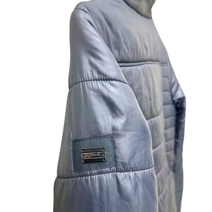 Diesel quilted zip-up jacket