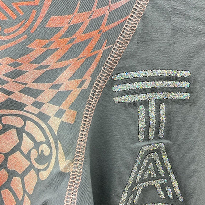 Y2K tribal t-shirt with print