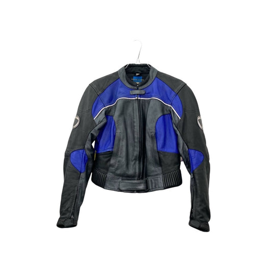 90s cropped motorcycle jacket