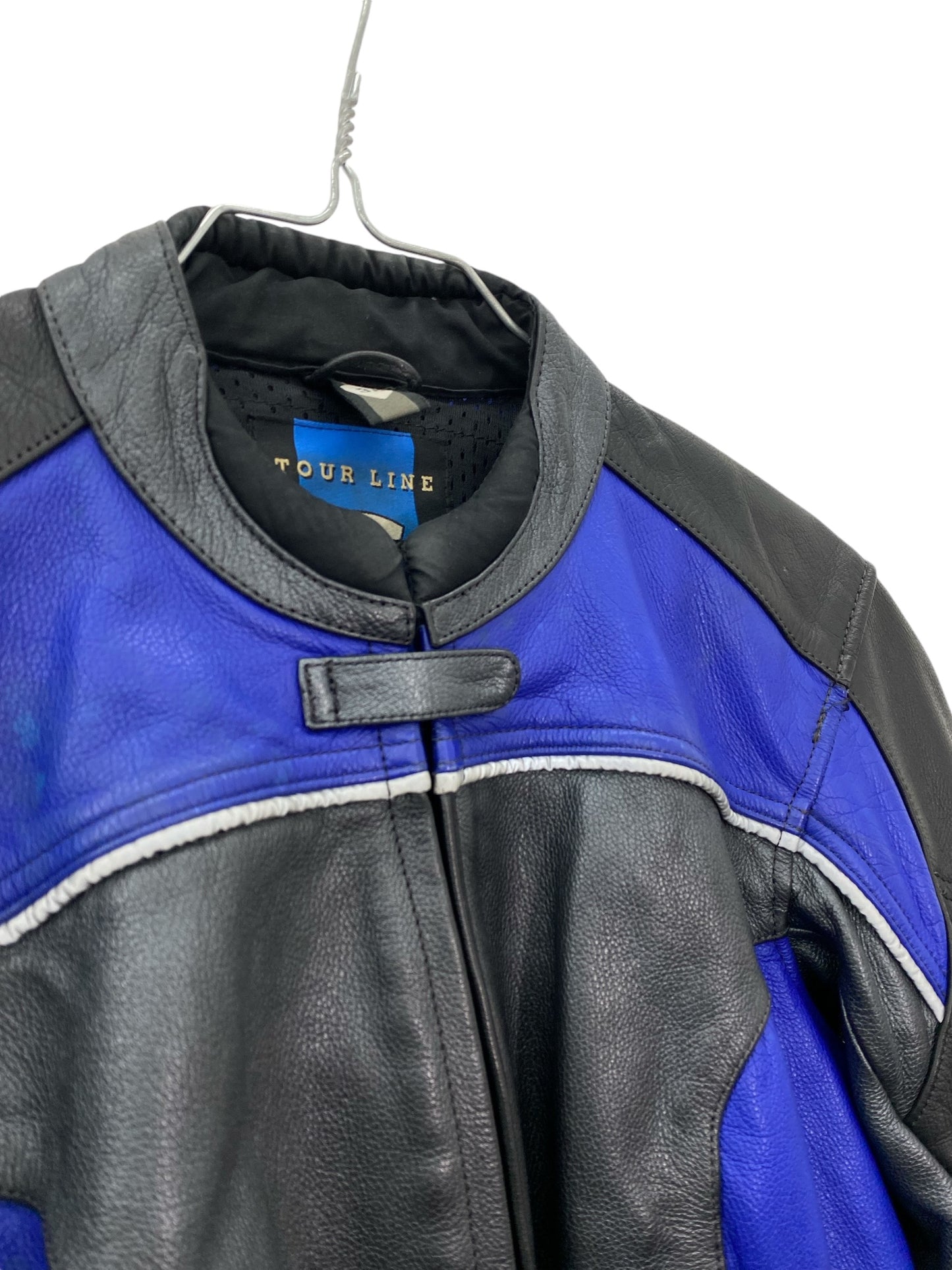 90s cropped motorcycle jacket