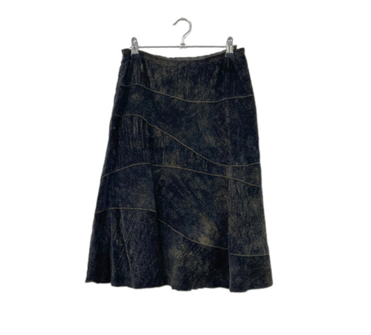90s corduroy midi skirt