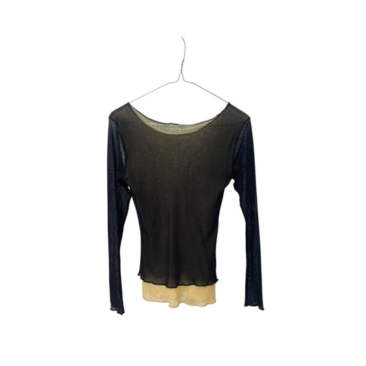 90s double-layered mesh top