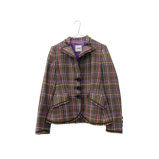 Moschino tartan blazer jacket