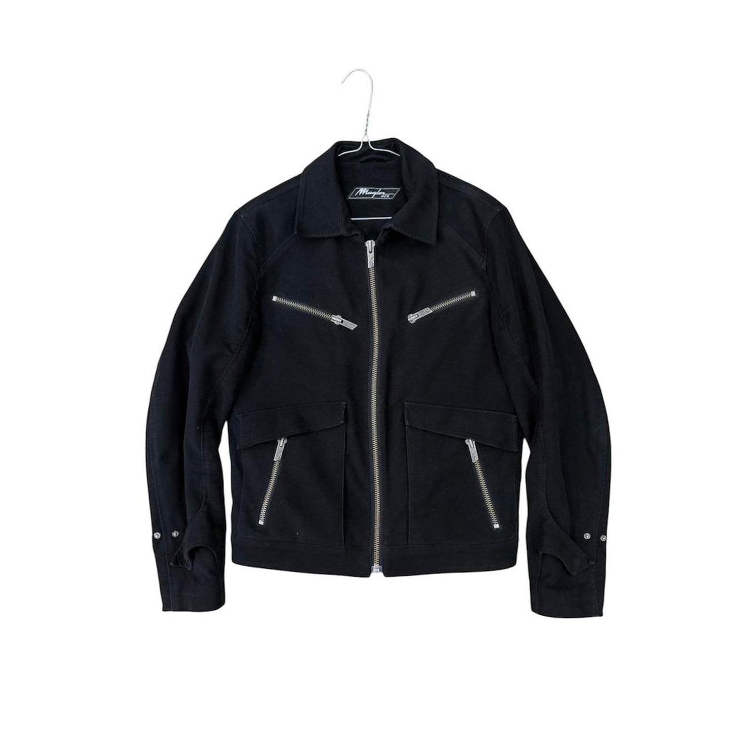 Mugler men cotton bomber jacket