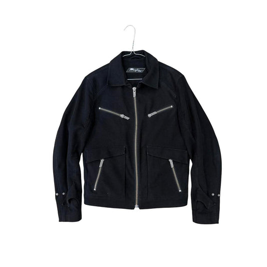 Mugler men cotton bomber jacket
