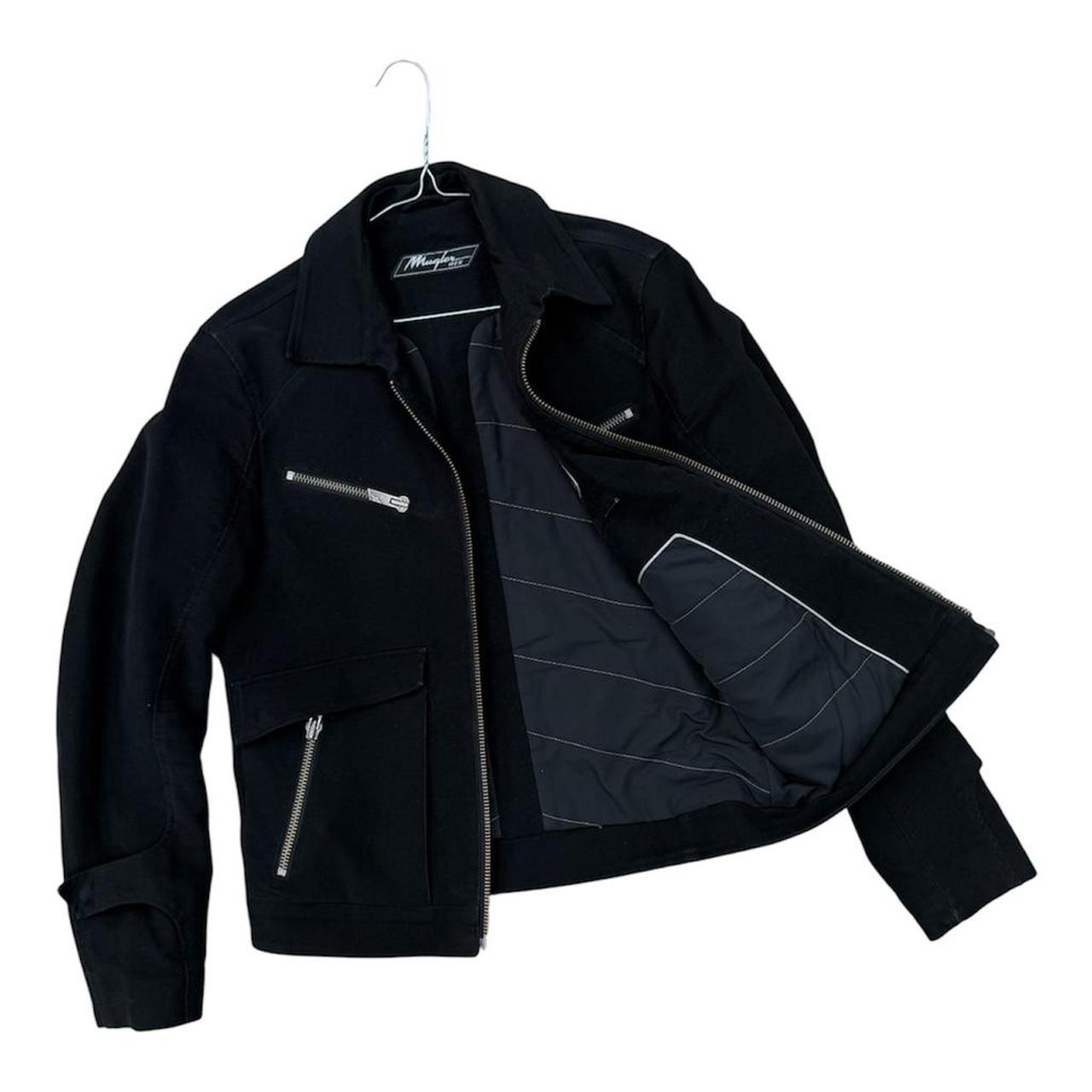 Mugler men cotton bomber jacket
