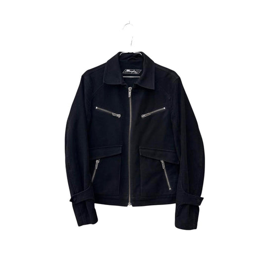 Mugler cotton zip-up jacket