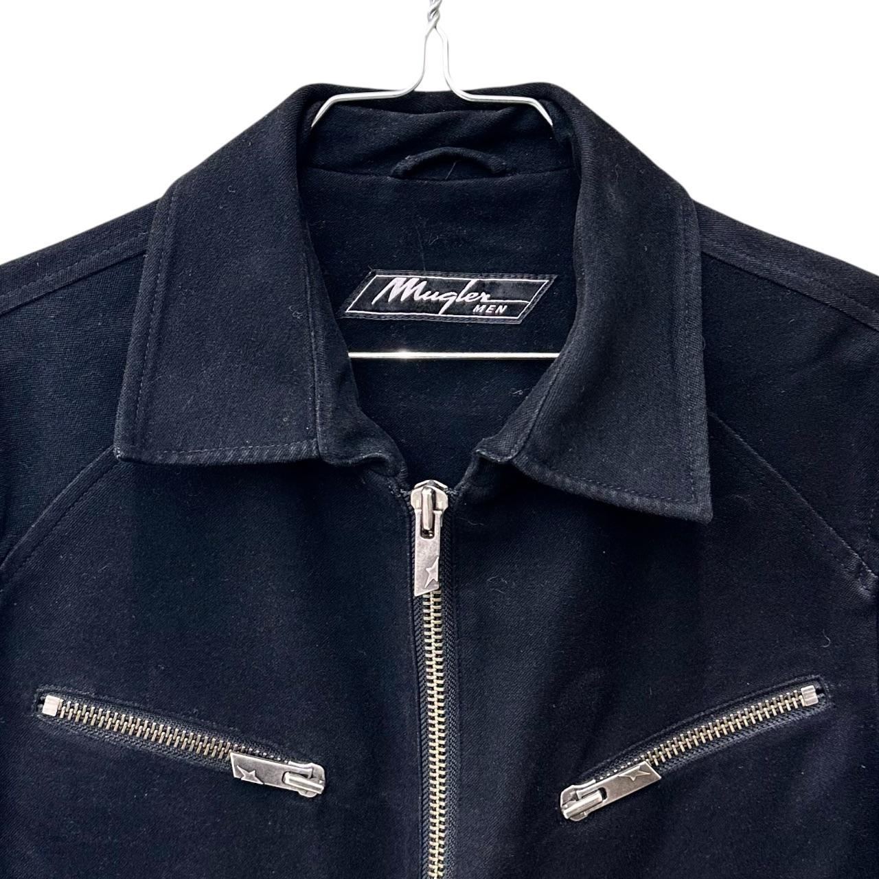 Mugler cotton zip-up jacket