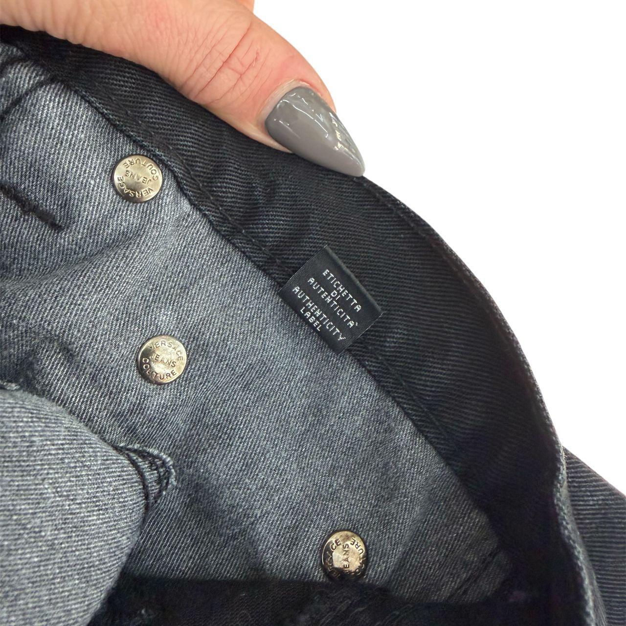 Versace JC leg chain jeans