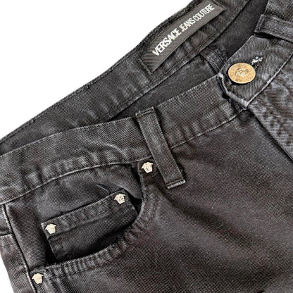 Versace JC leg chain jeans