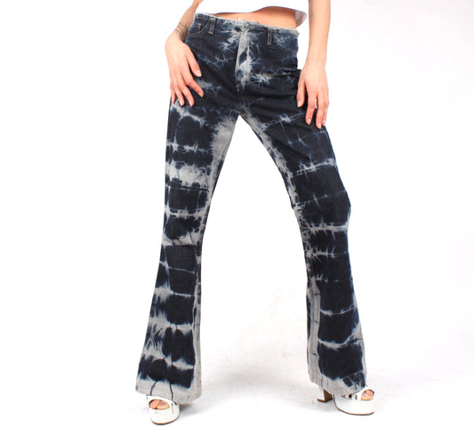 90s tie die jeans